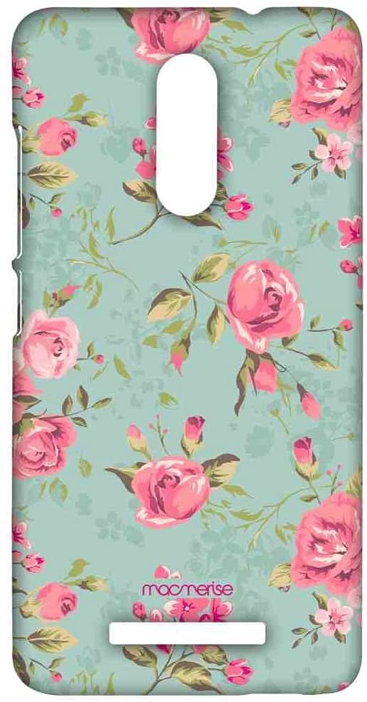 Macmerise Teal Pink Flowers Sublime Case For Xiaomi Redmi Note 3 - Multi Color/One size