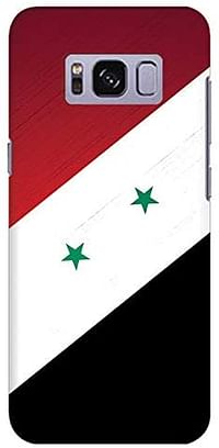 Stylizedd Samsung Galaxy S8 Plus Slim Snap Case Cover Matte Finish - Flag Of Syria- Multicolour