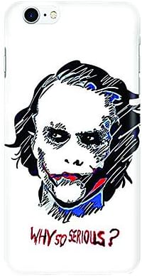 Stylizedd Apple Iphone 8 Slim Snap Case Cover Matte Finish - Why So Serious. - Multi Color