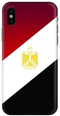 Stylizedd iPhone XS/iPhone X Snap Classic Matte Case Cover Matte Finish - Flag Of Egypt/Multicolor/One Size