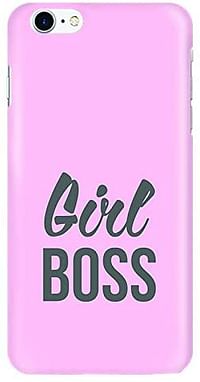 Stylizedd Apple iPhone 8 Slim Snap Case Cover Matte Finish - Girl Boss (Pink)/One size