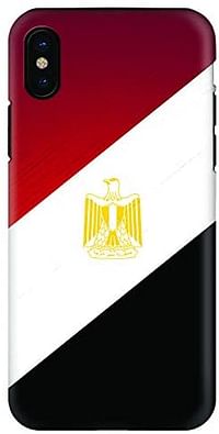 Stylizedd iPhone XS/iPhone X Tough Pro Matte Case Cover Matte Finish - Flag Of Egypt