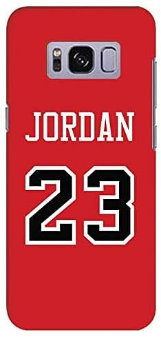 Stylizedd Samsung Galaxy S8 Plus Slim Snap Case Cover Matte Finish - Jordan 23 - Red - One size