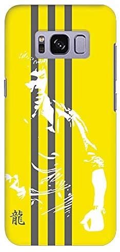 Stylizedd Samsung Galaxy S8 Slim Snap Case Cover Matte Finish - Fighter - Bruce Lee - Yellow