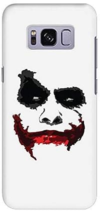 Stylizedd Samsung Galaxy S8 Slim Snap Case Cover Matte Finish - Joker Grin - White/One Size