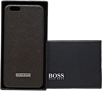 Hugo Boss Holder For Apple Iphone 6 - Dark Brown - One size