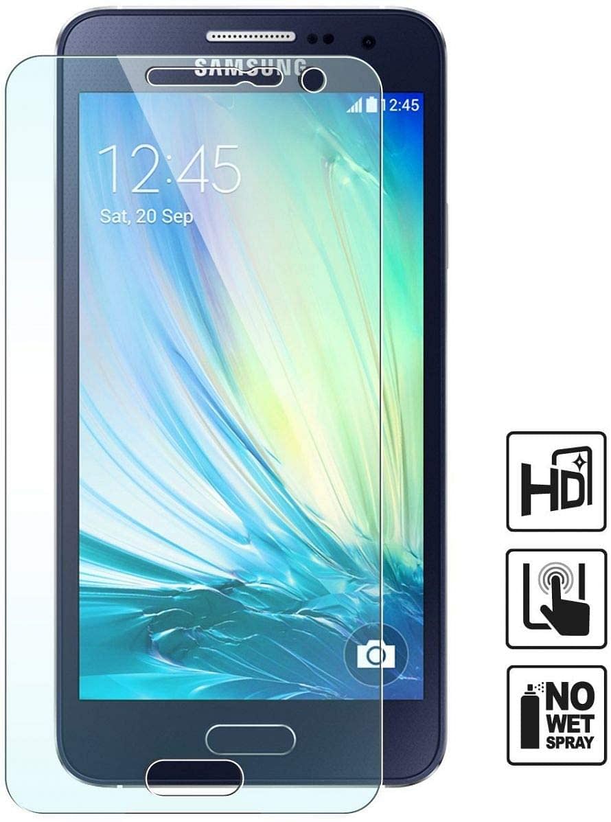 عبوة من 4 قطع من واقي الشاشة غير المرئي (HD) لهاتف Samsung Galaxy A3/Clear/One size