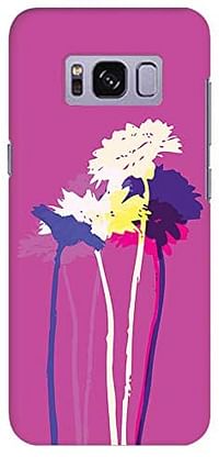 Stylizedd Samsung Galaxy S8 Plus Slim Snap Case Cover Matte Finish - Bleeding Flowers -Pink/One size