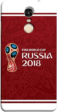 Colorking Xiaomi Redmi Note 4 Football Red Case Shell Cover - Fifa Cup 10/Multicolor/One Size