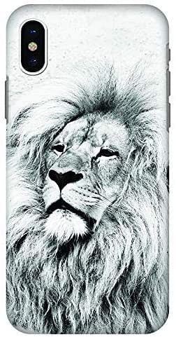 Stylizedd iPhone XS/iPhone X Snap Classic Matte Case Cover Matte Finish - Wise Lion/White