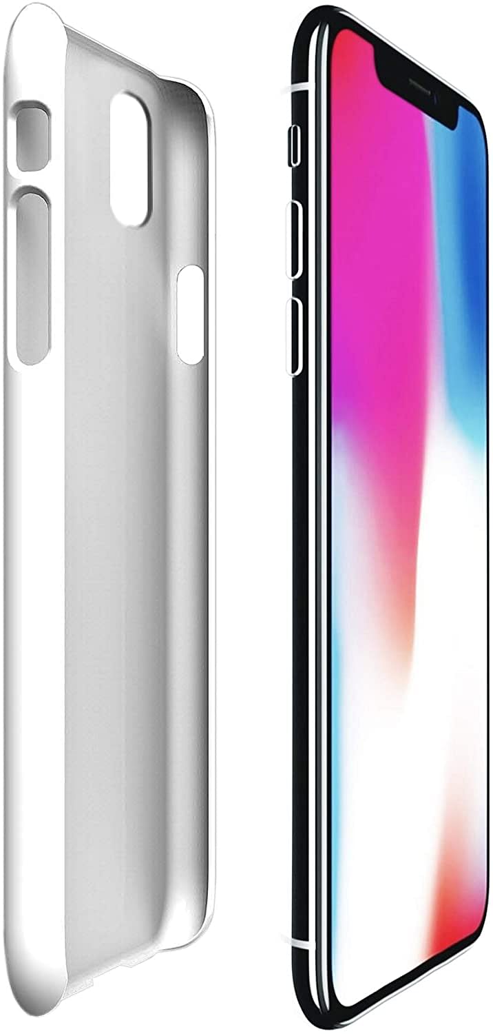 جراب كلاسيكي مطفأ اللمعة لهاتف iPhone XS/iPhone X من Stylizedd - أسود حكيم, ابيض