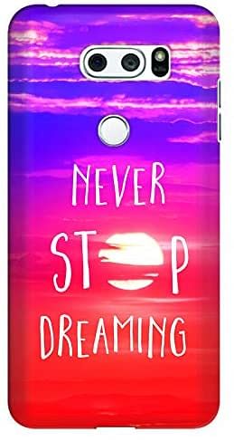 Stylizedd Lg V30 Slim Snap Case Cover Matte Finish - Don'T Stop Dreaming - Multi Color - One size