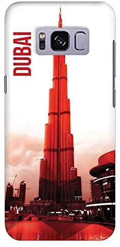 Stylizedd Samsung Galaxy S8 Slim Snap Case Cover Matte Finish - Dubai - The Burj - Multi Color