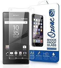 Ozone Sony Xperia M4 Aqua Shock Proof Tempered Glass Screen Protector, Transparent/One size