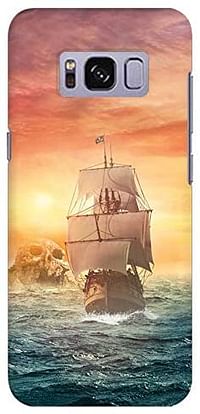 Stylizedd Samsung Galaxy S8 Plus Slim Snap Case Cover Matte Finish - Skull Island/Multicolour