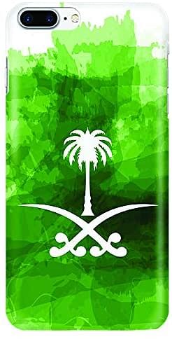 Stylizedd Apple Iphone 8 Plus Slim Snap Case Cover Matte Finish - Saudi Emblem - Green, One size