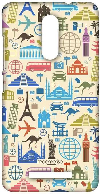 Macmerise Travel Lover Sublime Case For Xiaomi Redmi Note 3 - Multi Color - One size