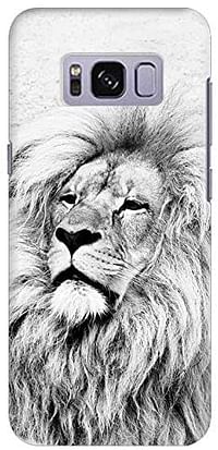 Stylizedd Samsung Galaxy S8 Slim Snap Case Cover Matte Finish - Wise Lion - White