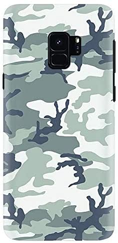 Stylizedd Samsung Galaxy S9 Slim Snap Case Cover Matte Finish - Artic Camo - Grey - One size