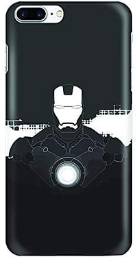 Stylizedd Apple Iphone 8 Plus Slim Snap Case Cover Matte Finish - Iron Man Beam - Black and White- One size