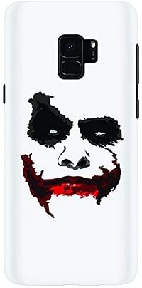 Stylizedd Samsung Galaxy S9 Slim Snap Case Cover Matte Finish - Joker Grin - White/One Size