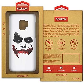 Stylizedd Samsung Galaxy S9 Slim Snap Case Cover Matte Finish - Joker Grin - White/One Size