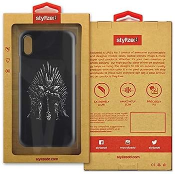 Stylizedd iPhone XS/iPhone X Snap Classic Matte Case Cover Matte Finish - GOT One Throne/Black