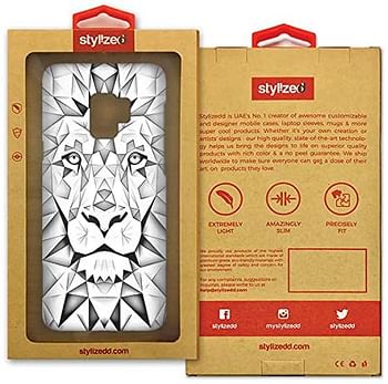 Stylizedd Samsung Galaxy S9 Slim Snap Case Cover Matte Finish - Poly Lion - White