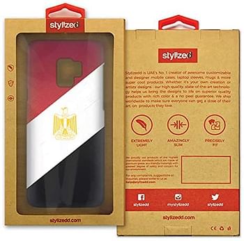 Stylizedd Samsung Galaxy S9 Slim Snap Case Cover Matte Finish - Flag Of Egypt - Multi Color