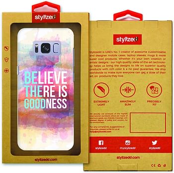 Stylizedd Samsung Galaxy S8 Slim Snap Case Cover Matte Finish - Be The Good - Multi Color