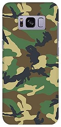 Stylizedd Samsung Galaxy S8 Slim Snap Case Cover Matte Finish - Jungle Camo/Multi color/One Size