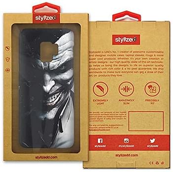 Stylizedd Samsung Galaxy S9 Slim Snap Case Cover Matte Finish - Arkham Joker - Grey