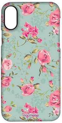 Macmerise Teal Pink Flowers Pro Case for iPhone XS - Multi Color/One Size