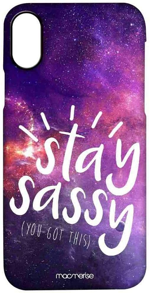 Macmerise Stay Sassy Pro Case for iPhone XS - Multi Color