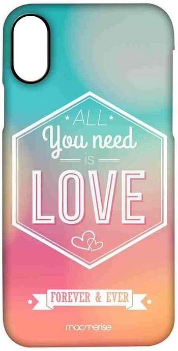 Macmerise All You Need Is Love Pro Case For Iphone Xs Max - Multi Color