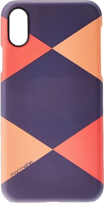 Macmerise IPCIXSPMI0432 Criss Cross Blupink - Pro Case for iPhone XS - Multicolor (Pack of1)