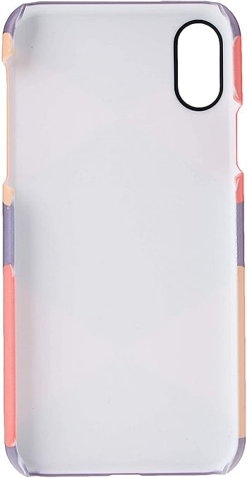 Macmerise IPCIXSPMI0432 Criss Cross Blupink - Pro Case for iPhone XS - Multicolor (Pack of1)