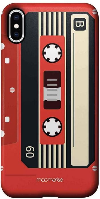 Macmerise IPCIXMPMI0330 Casette Red - Pro Case for iPhone XS Max - Multicolor (Pack of1)