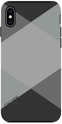 Macmerise IPCIXMTMI0436 Criss Cross Grey - Tough Case for iPhone XS Max - Multicolor (Pack of1)
