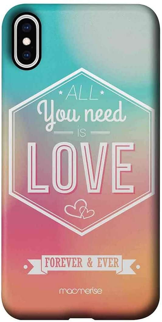 Macmerise IPCIXMPMI0030 All You Need is Love - Pro Case for iPhone XS Max - Multicolor (Pack of1)/One Size