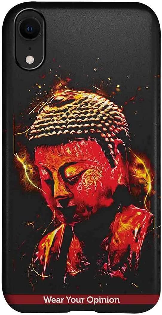 Macmerise IPCIXRPWY1534 Peace Buddha - Pro Case for iPhone XR - Multicolor (Pack of1) - One size.