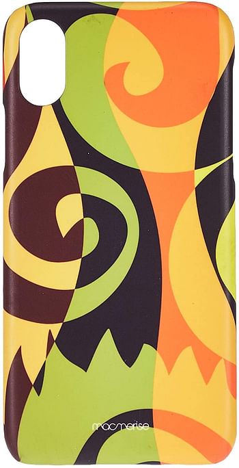 Macmerise IPCIXSPMI1610 Rasta Patterns - Pro Case for iPhone XS - Multicolor (Pack of1) - One size.