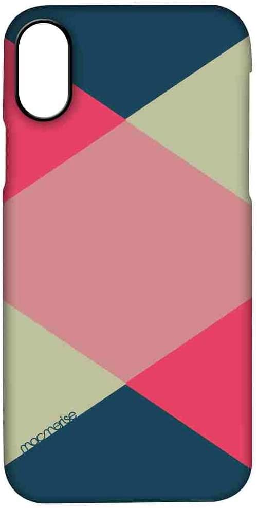 Macmerise IPCIPXPMI0438 Criss Cross Tealpink - Pro Case for iPhone X - Multicolor (Pack of1)