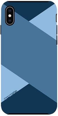 Macmerise IPCIXMTMI0258 Blue Stripes - Tough Case for iPhone XS Max - Multicolor (Pack of1)