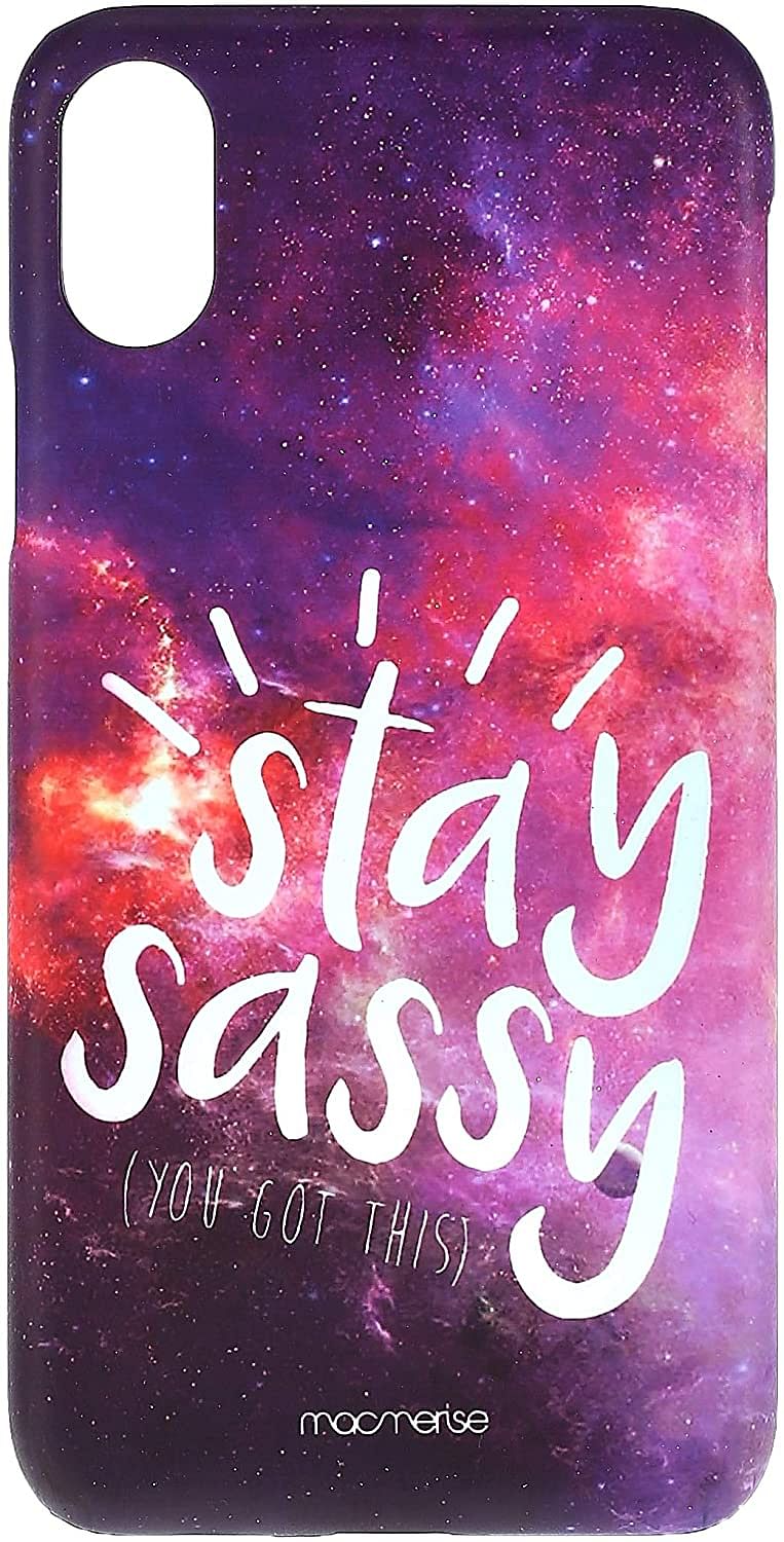 Macmerise IPCIXSPMI1842 Stay Sassy - Pro Case for iPhone XS - Multicolor (Pack of1) - One size.