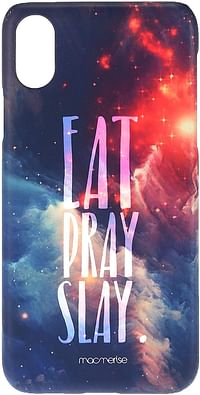 Macmerise IPCIXSPMI0536 Eat Pray Slay - Pro Case for iPhone XS - Multicolor (Pack of1)