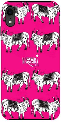 Macmerise IPCIXRTMS1226 Masaba Cow Print - Tough Case for iPhone XR - Multicolor (Pack of1)