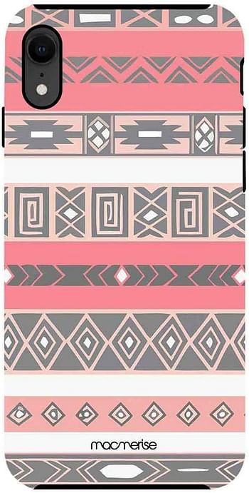 Macmerise IPCIXRTMI1538 Peach Aztec - Tough Case for iPhone XR - Multicolor (Pack of1)