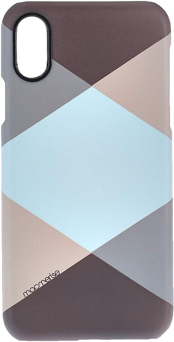 Macmerise IPCIXSPMI0430 Criss Cross Blugrey - Pro Case for iPhone XS - Multicolor (Pack of1)