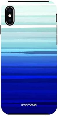 Macmerise IPCIXMTMI0256 Blue Brush Strokes - Tough Case for iPhone XS Max - Multicolor (Pack of1) - One size.